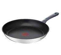 Tefal Daily Cook - Sartén de 30 cm | Apto inducción, antiadherente, revestimiento titanio, Thermo-signal, sin PFOA, apto lavavajillas y horno, acero inoxidable