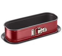 Tefal Delibake J1640314 - Molde de repostería 30x11 cm, Forma Rectangular Desmontable y con Gran Fondo,Revestimiento Antiadherente,fácil desmonte,de Acero al Carbono,con Grosor3/10,34,5x8x15,5cm