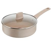 Tefal Delight - Sartén (24 cm, revestimiento antiadherente seguro, indicador de temperatura, cuerpo de aluminio 100% reciclado, todo fuego, tapa de cristal, fabricado en Francia G2933202