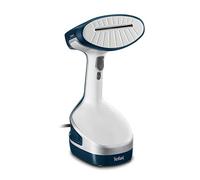 Tefal DT8100 Access Steam+ - Cepillo de vapor (incluye capó, cepillo para pelusas, gancho para ropa, depósito de agua de 190 ml, 1600 W, 16 x 33 x 22 cm), color azul y blanco