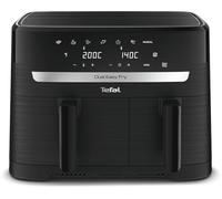 Tefal Dual Easy Fry & Grill EY9018 Doble 8,3 L Independiente Freidora de aire caliente Negro