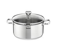 Tefal Duetto - Cacerola de 16 cm, Apto inducción, Thermo-Fusion, apto lavavajillas y horno, marcas de medición, acero inoxidable