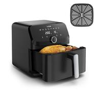 Tefal Easy Fry Mega EY8558E0 - Freidora de aire caliente, 7,5 litros, hasta 8 personas, 99% menos grasa, 8 ajustes automáticos, pantalla digital, lavavajillas