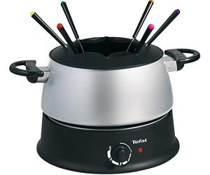 Tefal EF3000.10 Fondue, 1200 W, 1.25 Litros, Negro/Plateado
