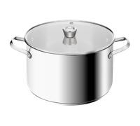 Tefal Emotion+ XL Olla alta 28 cm + Tapa Acero inoxidable premium Garantía de 5 años Resistente a utensilios metálicos Inducción