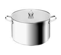 Tefal Emotion+ XL Olla alta 32 cm + Tapa Acero inoxidable premium Garantía de 5 años Resistente a utensilios metálicos Inducción