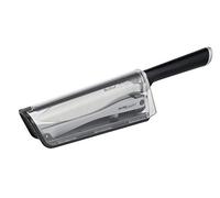 Tefal Ever Sharp - Cuchillo chef 16.5 cm, afilador integrado en la funda, tecnologia de afilado doble pivote, sistema bloqueo seguro, acero inoxidable alemán K2569004