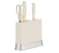 Tefal EverSharp Daily Set de 2 cuchillos autoafilables + tijeras + bloque Afilador integrado Afilado duradero Blanco