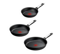 Tefal Expertise+ Set 3 Sartenes 20/24/28 cm, Revestimiento antiadherente, Compatible con inducción