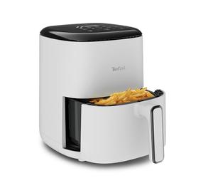 Tefal EY145A Easy Fry Compact Freidora de aire caliente, 3 L de capacidad, 10 programas de cocción automáticos, pantalla táctil, ahorro de tiempo y energía, revestimiento antiadherente, Nube