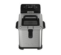 Tefal FR507D Family Pro Digital Freidora eléctrica | capacidad de aceite de 4 l | tecnología de zona de refrigeración | piezas aptas para lavavajillas | pantalla digital LED con panel táctil |