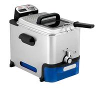 Tefal Oleoclean Pro Inox & Design FR8040 Sencillo 3,5 L 2300 W Negro, Acero inoxidable