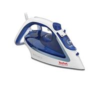 Tefal FV5736 Easygliss - Plancha de vapor (2500 W, golpe de vapor extra: 220 g/min, depósito de 270 ml), color azul y blanco