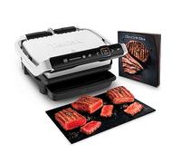 Tefal GC750D Grill parrilla eléctrica interior y exterior, Sensor grill automático, Sellado rápido, 12 programas automáticos, Apto para lavavajillas, Antiadherente, Función sandwichera