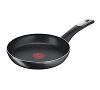 Tefal Hard Titanium Essential C38806 - Sartén (28 cm, revestimiento antiadherente, señal térmica a temperatura ideal, apta para lavavajillas, no apta para inducción)