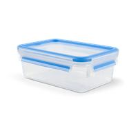 Tefal K30212 recipiente de almacenar comida Rectangular Caja 1 L Azul, Transparente 1 pieza(s)