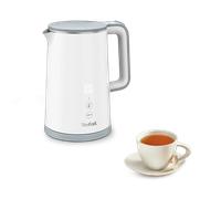 Tefal KO6931 Sense Hervidor de agua, 1,5 L de capacidad, pantalla digital, 5 niveles de temperatura, base de 360°, indicador de nivel de agua, filtro de cal extraíble, función de mantenimiento del