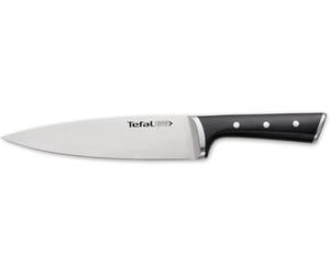Tefal Ice Force - Cuchillo Chef 20 cm, Acero inoxidable | Tecnología Ice Force -120°C, Hoja Resistente a la Corrosión, Mango Remachado, Corte Preciso, Seguro y Duradero