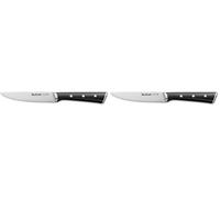 Tefal Ice Force - Cuchillo Universal 11 cm | Acero Inoxidable Alemán, Tecnología Ice Force -120°C, Corte Preciso, Mango Remachado, Resistente a la Corrosión y Lavavajillas (Paquete de 2)