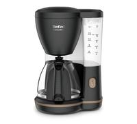 Cafetera de goteo - TEFAL CM5338, 1000 W, 1,25 l, 15 tazas, Negro