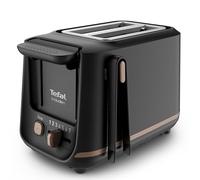 Tefal Includeo TT533811 Tostadora, 2 compartimentos, pinzas magnéticas, Tostador botones grandes, 7 niveles de tostado, bandeja recogemigas extraíble, palanca de extracción