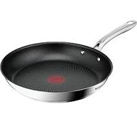 Tefal Infinite H81506 - Sartén de inducción (28 cm, antiadherente, señal térmica a temperatura ideal, fácil limpieza, apta para todo tipo de fuegos, acero inoxidable)