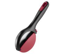 Tefal Ingenio+ Cortador de pizza Acero inoxidable Funda protectora Cuchilla extraíble Negro y rojo