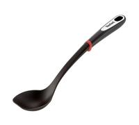 Tefal Ingenio - Cuchara de plástico resistente y duradero, termorresistente hasta 230 grados de temperatura, apta para lavavajillas, rojo y negro, K20605