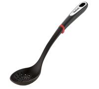 Tefal Ingenio - Cuchara escurridora, plástico resistente y duradero, termorresistente hasta 230 grados de temperatura, apta para lavavajillas, rojo y negro, K20603