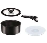 Tefal Ingenio Daily Cocinero Inducción 16cm Cazo, Mango Vidrio Y Plástico Tapa