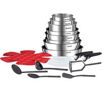 Tefal Ingenio Emotion Acero Inoxidable 22-Piece Inducción Utensilios Pan Juego