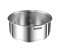 Tefal Ingenio Emotion, Cazo, 16 cm, Acero Inoxidable, Sin Revestimiento, Apilable, Inducción