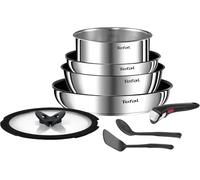 Tefal Juego de 2 sartenes, cazo y guisera Ingenio Emotion – Mango extraíble, apto para inducción