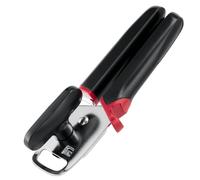 Tefal Ingenio+ K4274334 - Abrelatas multiusos, apertura cómoda, extracción segura y limpia, resistente, de larga duración, apto para lavavajillas, color negro y rojo