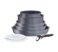 Tefal Ingenio Natural On - Juego de 5 Piezas + 2 Accesorios, Aluminio