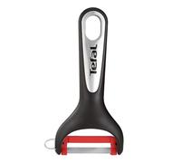 Tefal Ingenio - Pelador de plástico termorresistente, libro de BPA, resistente a las manchas, y fácil de lavar, negro y rojo, K20718