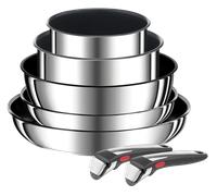 Tefal Ingenio Preference, Batería de cocina 7 piezas, Inducción, Inox