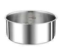 Tefal Ingenio Preference - Cacerola apilable, acero inoxidable, inducción, versatilidad, ahorro de espacio L8982804