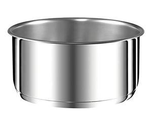 Tefal Ingenio Preference - Cacerola apilable, acero inoxidable, inducción, versatilidad, ahorro de espacio L8981604