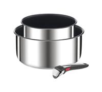 Tefal Ingenio Preference On - Juego de 2 Cazos, Acero inoxidable