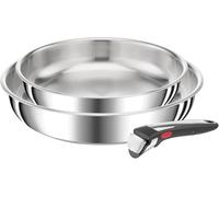 Tefal Ingenio Preference On - Juego de 2 Sartenes, Sin revestimiento