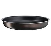 Tefal Ingenio - Sartén (22 cm, no inducción, revestimiento antiadherente, apilable, apto para lavavajillas, Easy Plus L1500302, color negro
