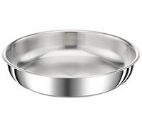 Tefal Ingenio Sartén 24 cm, inducción, acero inoxidable de alta calidad, apilable, versatilidad, apto para lavavajillas, Preference L9720402, plateado