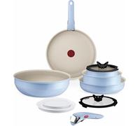 Tefal Ingenio Serenity - Juego de 5 Piezas + 6 Accesorios, Azul Cielo