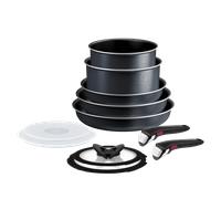 Tefal Ingenio So'Light, Set de 11 piezas, Apilable, Tecnología Light Tech, Revestimiento Antiadherente de Titanio, Compatible con inducción