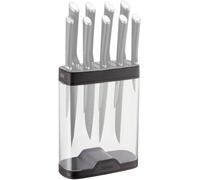Tefal Ingenio Ice Force Soporte para Cuchillos, Capacidad 9 Cuchillos,plástico Transparente, Bloque para Cuchillos, para Cualquier Tipo de Cuchillo, Ranuras universales, fácil de Limpiar