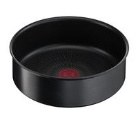 Tefal Ingenio Unlimited, cacerola de 24 cm, apilable, mango extraíble, ahorro de espacio, antiadherente, inducción, negro, L7633502