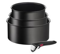 Tefal Set de ollas Ingenio Unlimited 4 piezas Negro