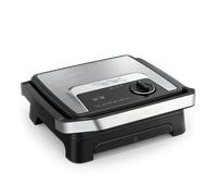 Tefal Inicio Adjust, Plancha de paninis y grill, 2 en 1, Termostato regulable, Gran capacidad, Placas antiadherentes, Bandeja de goteo