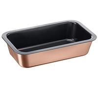 Tefal J2555314 Airbake - Molde para tarta (23 x 13 cm, antiadherente, acero marrón)